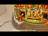 Large Animated Christmas Village Train Station Building Xmas Tree Musical LED Light-up